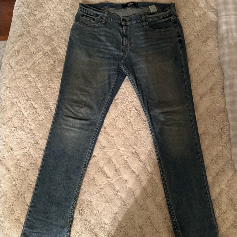 Hollister Epic Flex Men’s Slim Straight Jeans Size 36x34